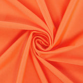 Brisa Shiny Tricot Fabric—Neon Orange Hue Fabric— Width 58/60 inches  Wide—100% Polyester— Ideal for Apparel—Sold by the Yard